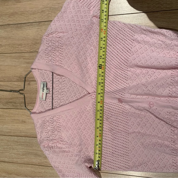 Colour Eighteen Cute Pink Cardigan size Medium - Picture 14 of 16